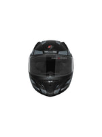 Steelbird SBH 25 Sharp Spirit Glossy Black/Grey Helmet combines safety with a sleek design, offering comfort and durability for riders.