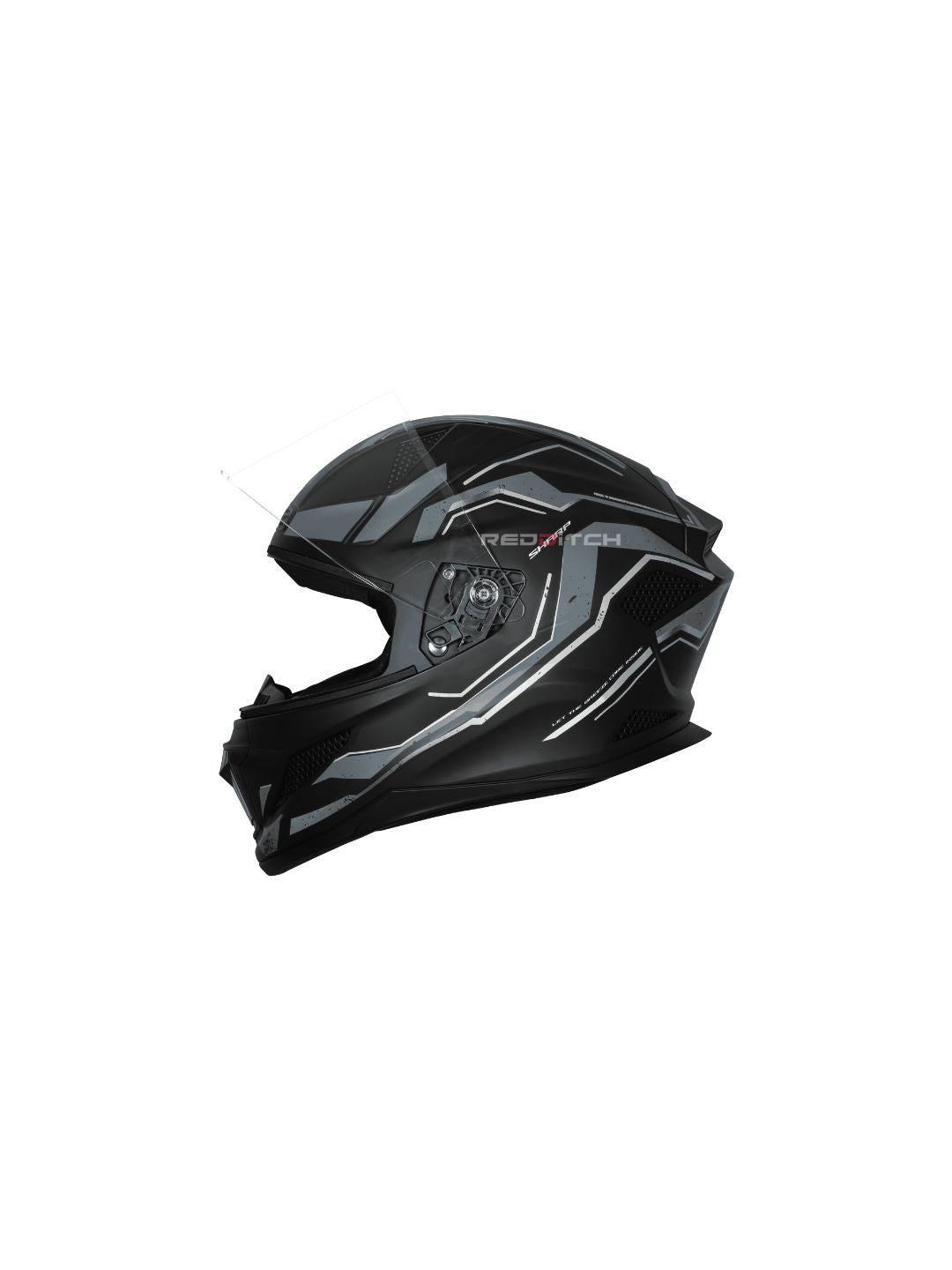 Steelbird SBH 25 Sharp Spirit Glossy Black/Grey Helmet combines safety with a sleek design, offering comfort and durability for riders.