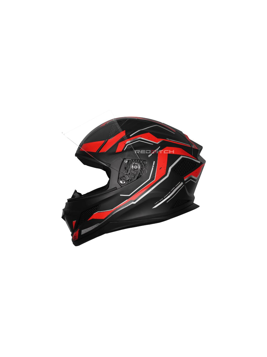 Steelbird SBH 25 Sharp Spirit Glossy Black/Red Helmet combines safety with a sleek design, offering comfort and durability for riders.