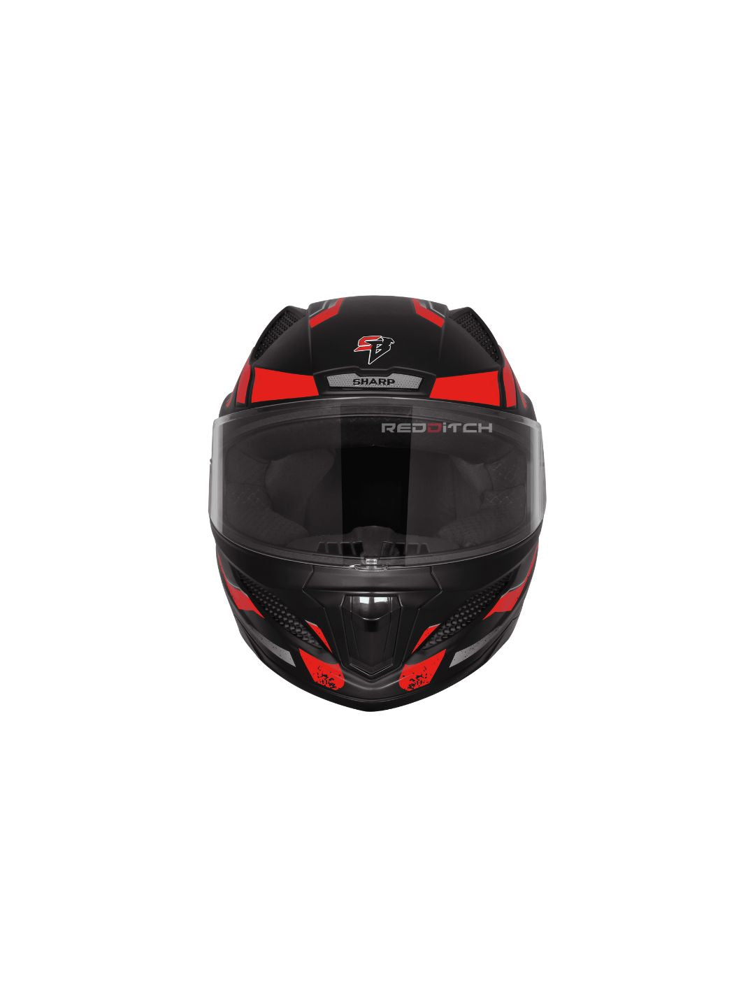Steelbird SBH 25 Sharp Spirit Glossy Black/Red Helmet combines safety with a sleek design, offering comfort and durability for riders.