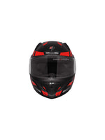 Steelbird SBH 25 Sharp Spirit Glossy Black/Red Helmet combines safety with a sleek design, offering comfort and durability for riders.
