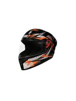 The Studds Raider Super D1 Black N10 Orange helmet features a sleek design with reliable safety, offering both style and protection for riders.