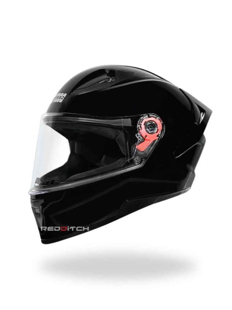 STUDDS RAIDER SUPER ( WITH SPOILER ) GLOSSY BLACK