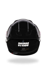 STUDDS RAIDER SUPER ( WITH SPOILER ) GLOSSY BLACK