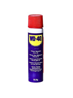 WD-40 Spray (63.8g), a versatile lubricant and cleaner, designed to protect against rust, reduce friction, and provide a smooth finish for bike components, ensuring optimal performance.