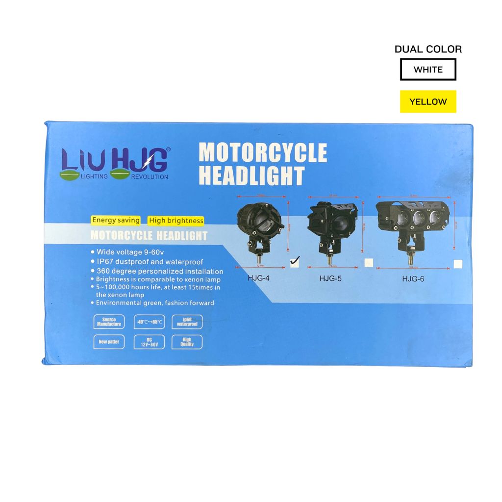 HJG HELICOPTER DUAL FOG LAMP (WHITE/YELLOW) - Team Redditch