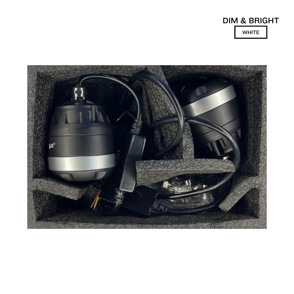 HJG PEGASUS FOG LAMP WHITE (DIM/BRIGHT)