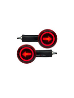 Arrow Indicator for motorcycles with bright LED lights, durable construction, and sleek design for enhanced visibility and road safety