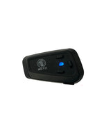 Black electronic device with MG logo on a white background