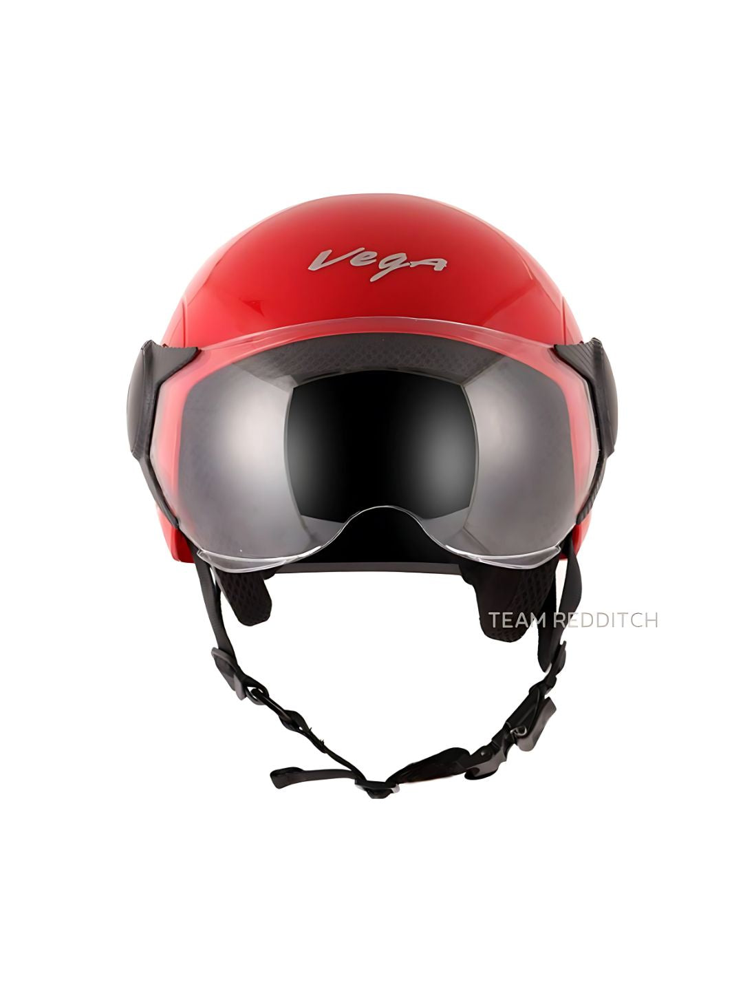 Vega Atom Half Face Helmet, a lightweight and stylish helmet offering excellent protection with a comfortable fit, designed for riders who prefer a half-face design for enhanced airflow and visibility.