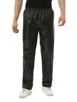 Person wearing black pants on a white background