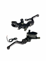 HYDRAULIC BRAKE AND CLUTCH LEVER SET WITH LED DRL AND INDICATORS