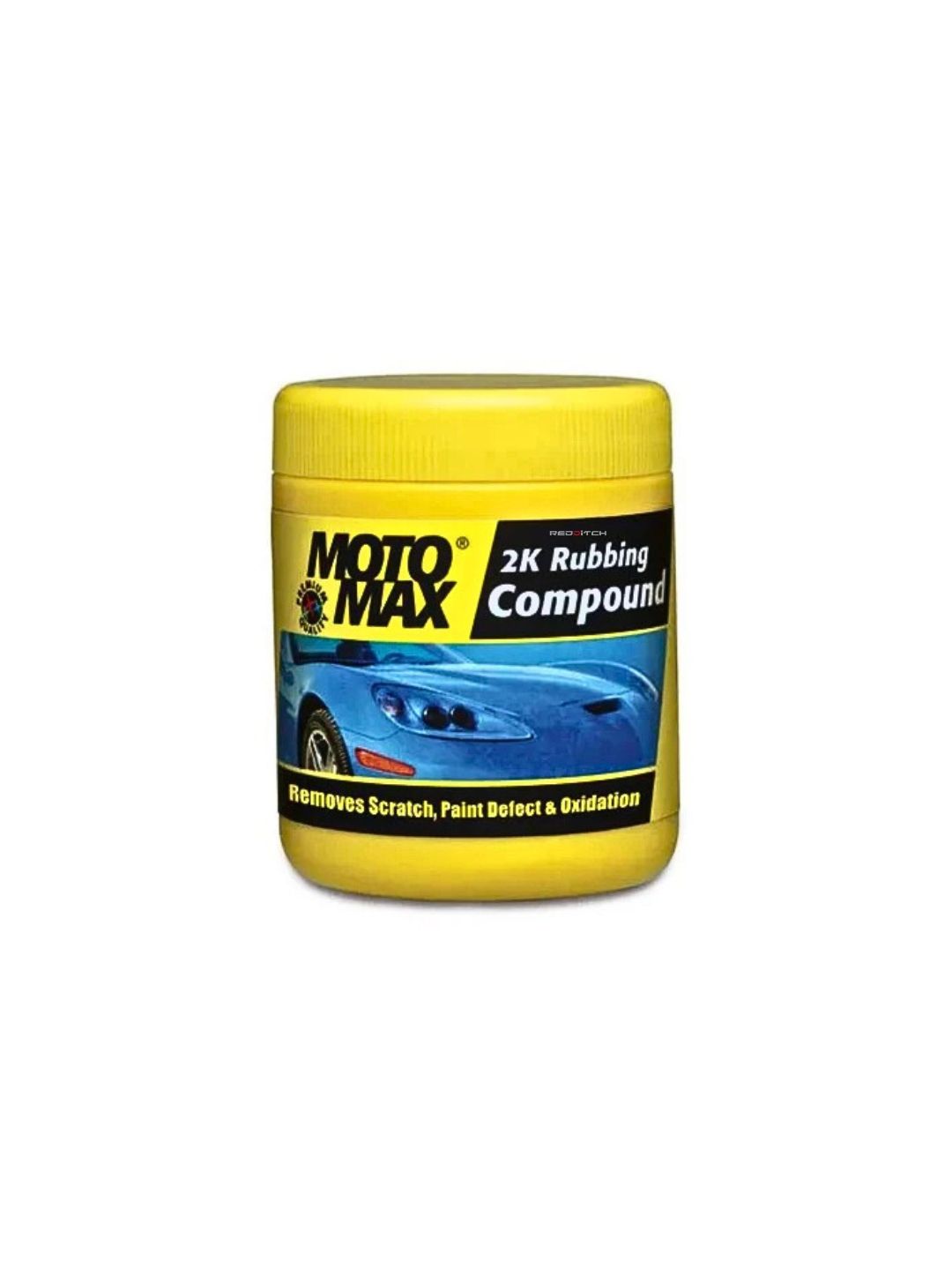 Motomax Rubbing Compound (100g), a premium solution designed to remove scratches, oxidation, and blemishes, restoring the original shine and smoothness of your vehicle's paintwork.