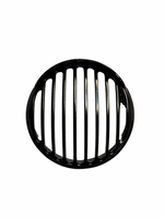 ROYAL ENFIELD BULLET HEADLIGHT GRILL SET BLACK ( WITH CAP )