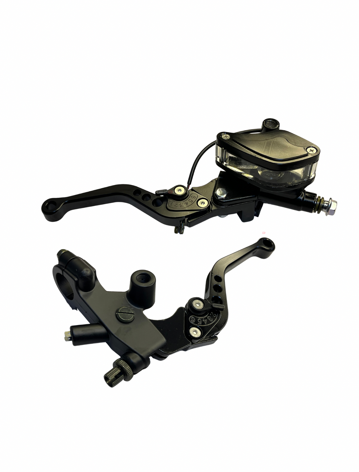 RAYANA HYDRAULIC BREAK AND CLUTCH LEVER SET ( ADJUSTABLE BRAKE AND CLUTCH LEVERS )
