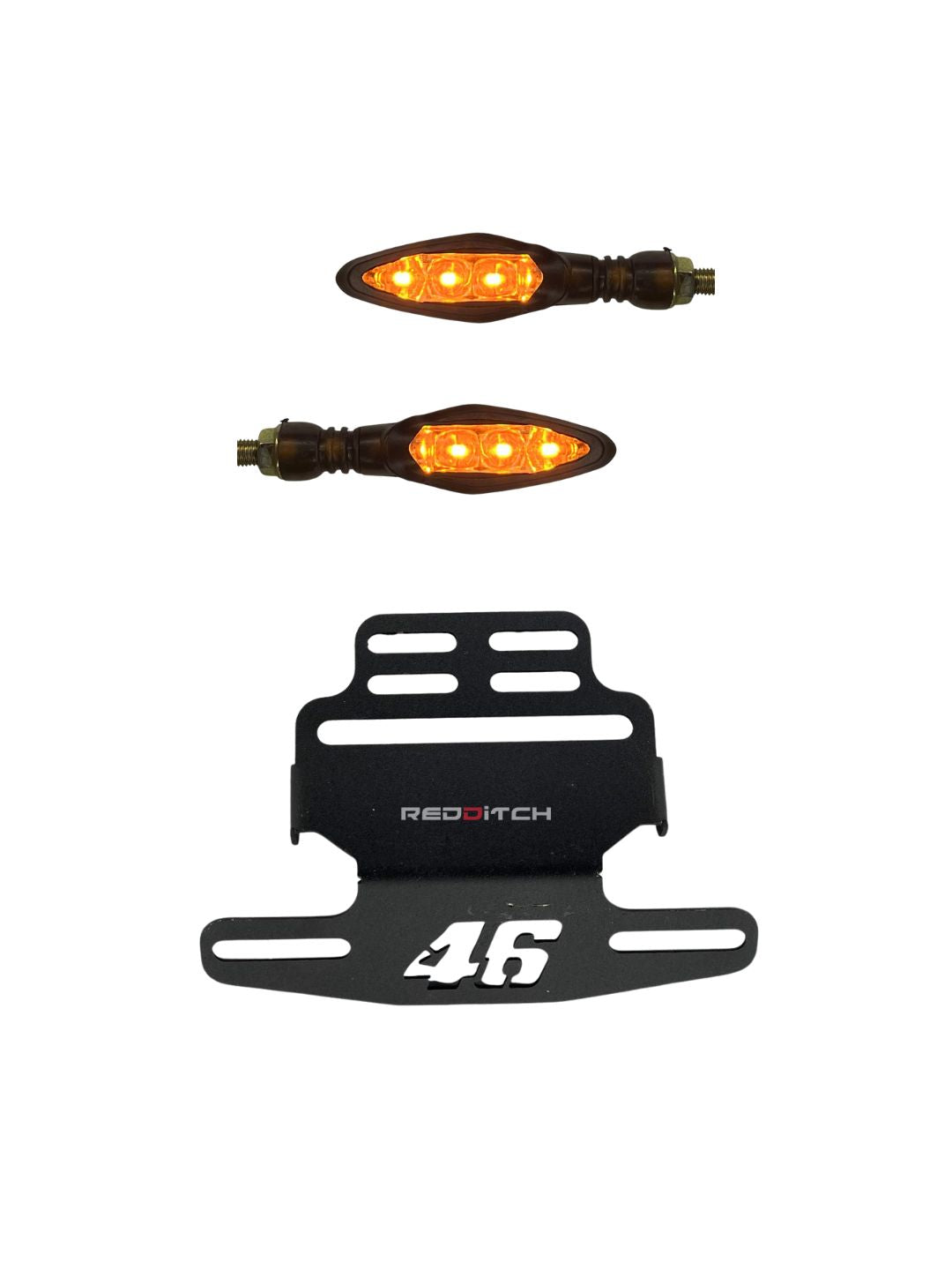 46 TAIL TIDY + DUKE INDICATOR + NUMBER PLATE BOX