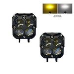 MOTO GENIUS QUAD - SQUARE FOG LAMP (WHITE/YELLOW)