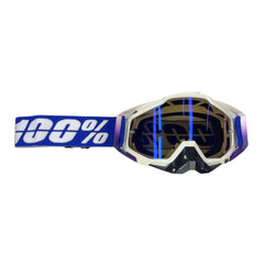 100% GOGGLES WITH NOSE BLUE/BLACK