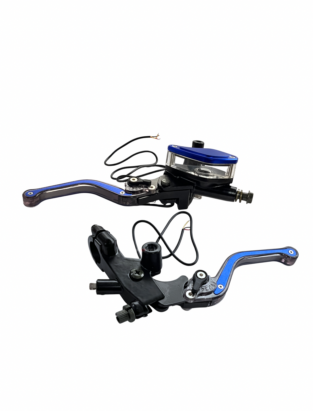 HYDRAULIC BRAKE AND CLUTCH LEVER SET WITH LED DRL AND INDICATORS