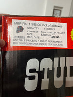 STUDDS THUNDER D2 DRKN BLACK N2 RED