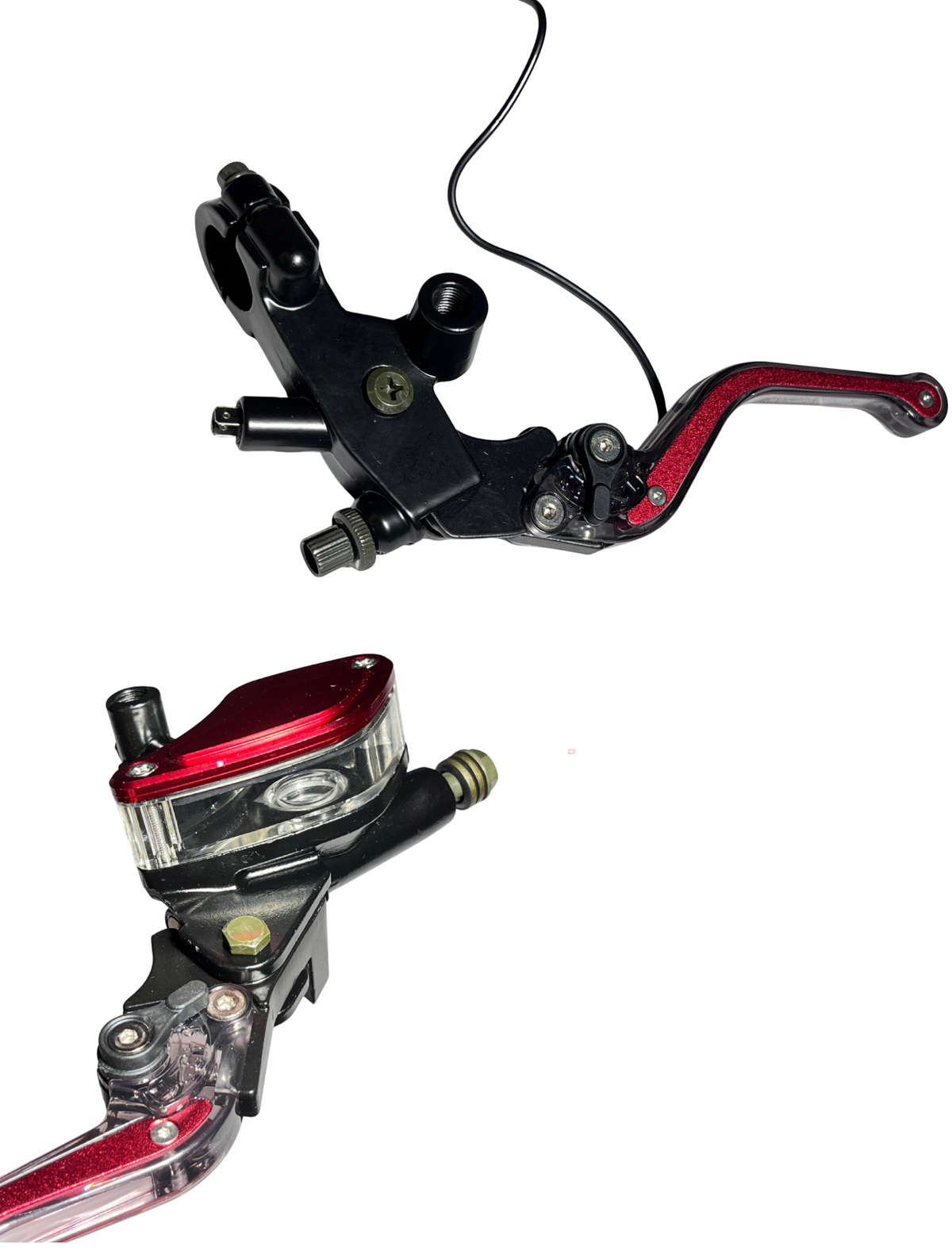 HYDRAULIC BRAKE AND CLUTCH LEVER SET WITH LED DRL AND INDICATORS