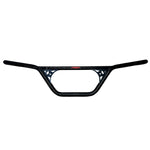 Track bar handle with arrow plate – black. Durable and stylish, this handlebar upgrade enhances bike control and aesthetics. Designed for improved stability and grip, it's perfect for performance-focused riders. The black finish adds a sleek look to your motorcycle. Easy to install and compatible with various bike models.