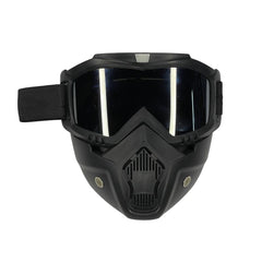 GOGGLES WITH MASK BLACK