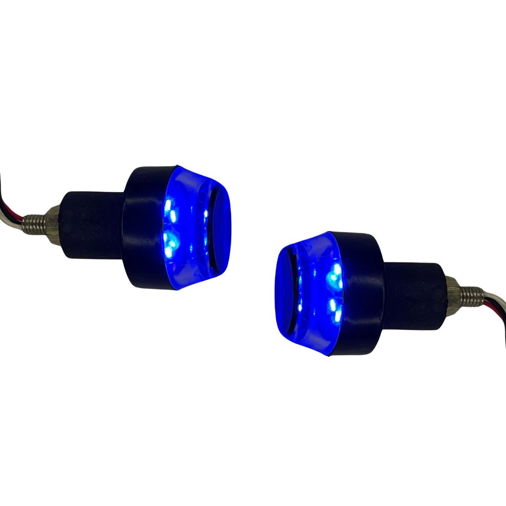 BAR END INDICATOR BLUE (1 pair)