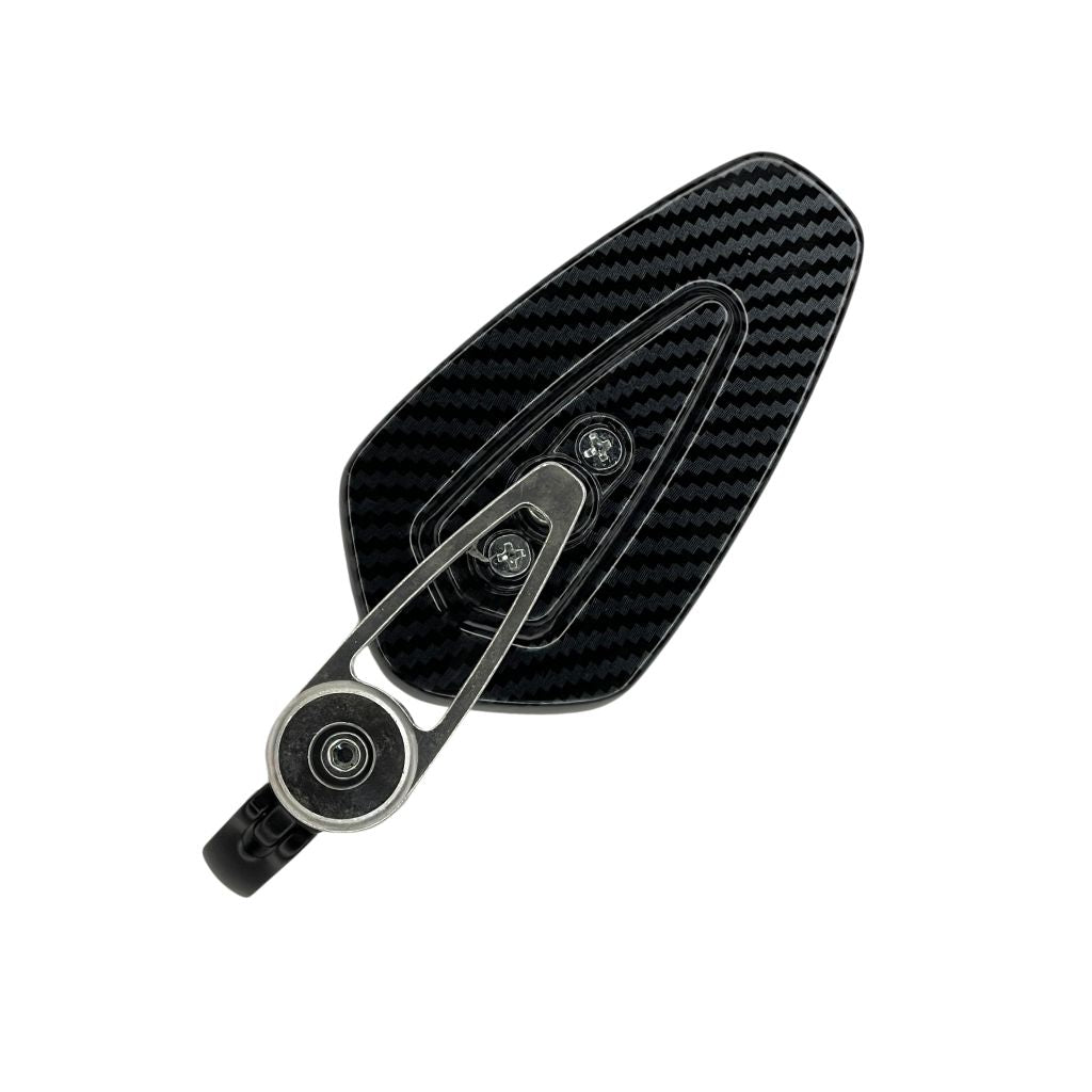 ADJUSTABLE GT MIRROR TRIANGLE CARBON BLACK