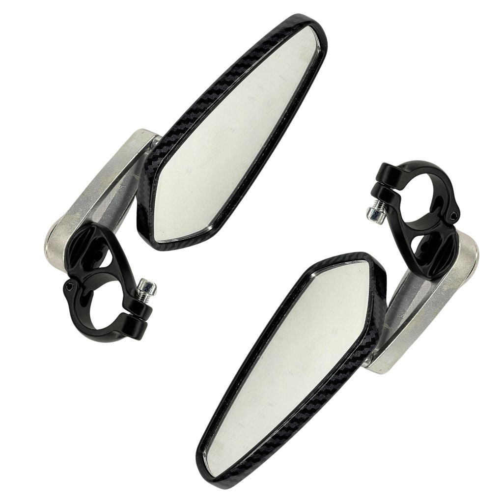 ADJUSTABLE GT MIRROR TRIANGLE CARBON BLACK