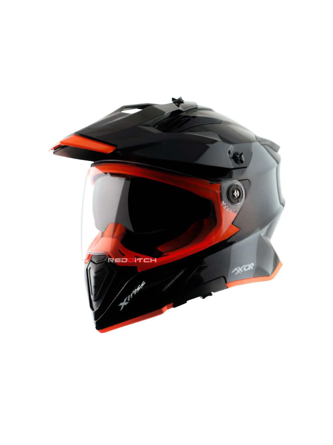 Axor X-Cross Dual Visor, a versatile motorcycle helmet featuring a dual visor system, advanced safety features, and rugged design, perfect for adventure and off-road riding