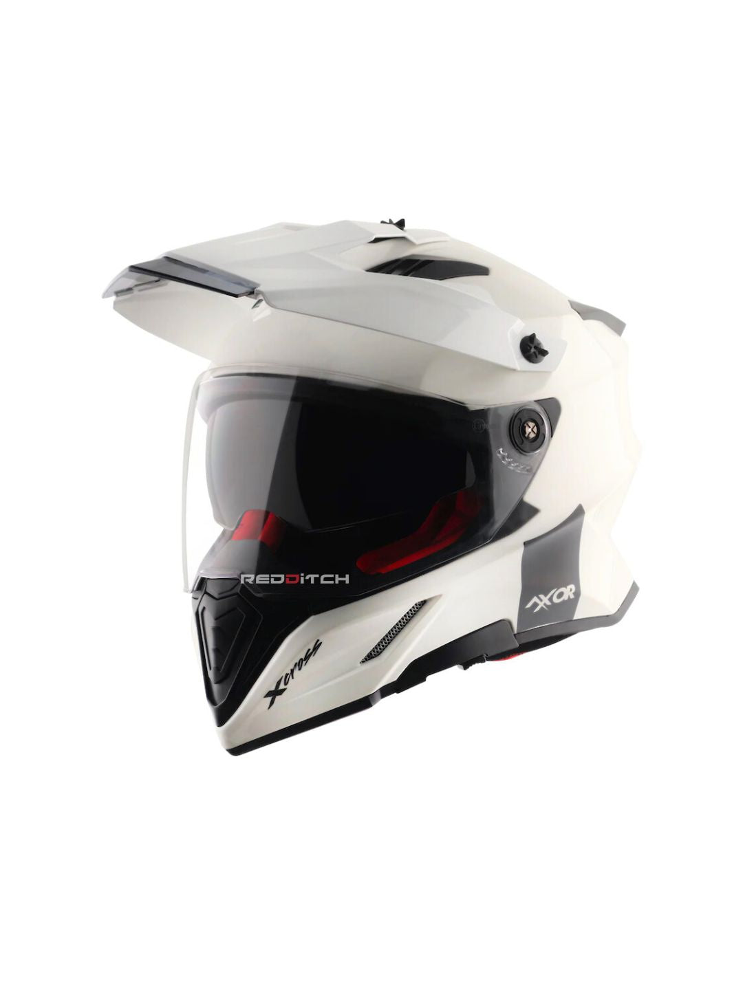 Axor X-Cross Dual Visor, a versatile motorcycle helmet featuring a dual visor system, advanced safety features, and rugged design, perfect for adventure and off-road riding