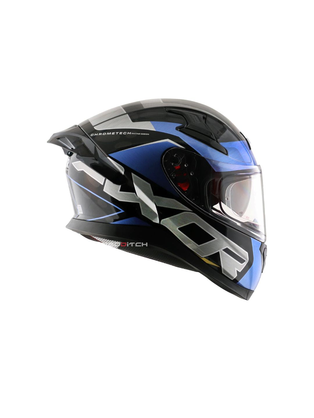 Chrome Reflective Bike Helmet Mirror Mirror Bike Helmet: Chrome