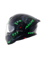 Axor Apex Gloss Carbon Green Helmet combines premium safety features with a sleek, glossy carbon green finish.