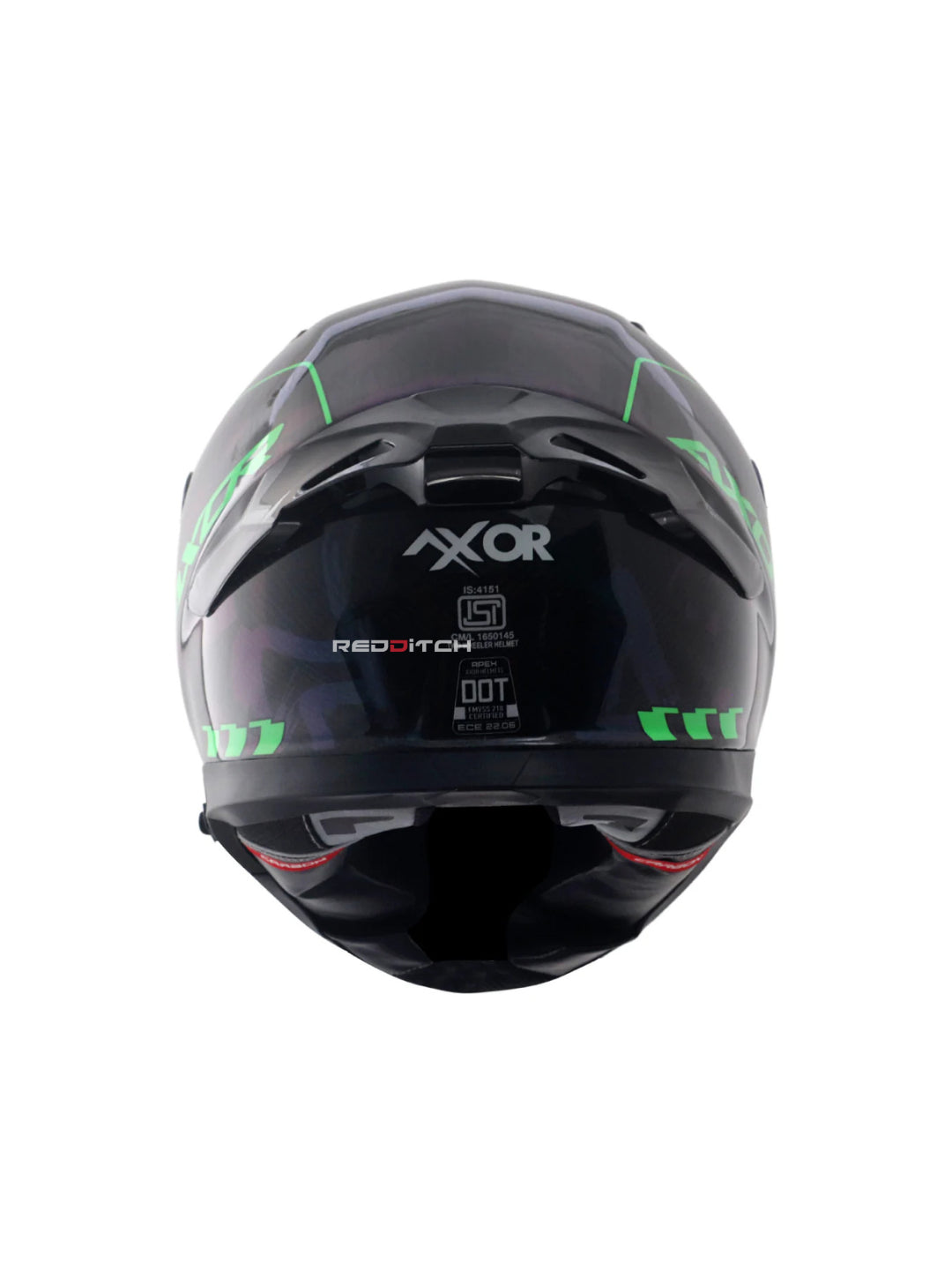 Axor Apex Gloss Carbon Green Helmet combines premium safety features with a sleek, glossy carbon green finish.