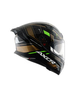 Axor Apex Tiki, a premium motorcycle helmet featuring a vibrant Tiki-inspired design, advanced safety features, and excellent comfort, offering both style and protection for riders