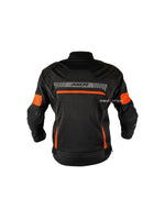 Axor Cruise 2 Jacket(Black/Orange), a high-performance riding jacket built for comfort and protection, featuring advanced armor, breathable mesh panels, and weather-resistant materials, ideal for touring and everyday rides.