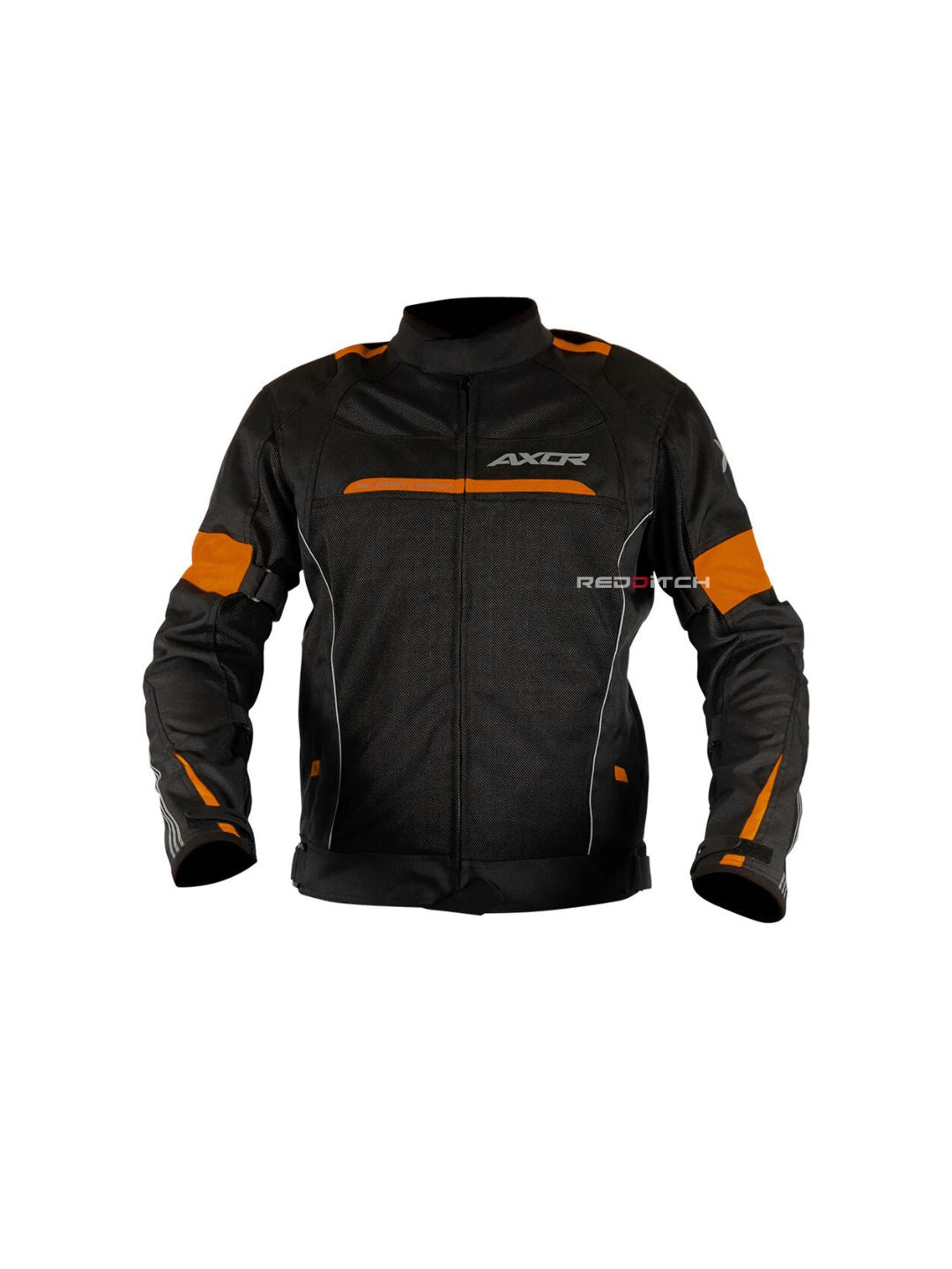 Axor Cruise 2 Jacket(Black/Orange), a high-performance riding jacket built for comfort and protection, featuring advanced armor, breathable mesh panels, and weather-resistant materials, ideal for touring and everyday rides.