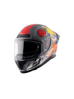 Axor Saber Naruto Motorcycle Helmet featuring bold graphics, superior protection, and an aerodynamic design for fans seeking style and safety on the road.