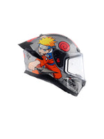 Axor Saber Naruto Motorcycle Helmet featuring bold graphics, superior protection, and an aerodynamic design for fans seeking style and safety on the road.