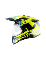 Axor X-Cross, a versatile motorcycle helmet featuring an aggressive design, advanced safety features, and enhanced ventilation, ideal for off-road and adventure riding