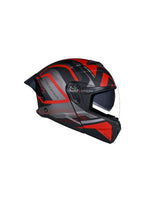 STUDDS TROOPER D3 BLACK N2 RED – Premium modular motorcycle helmet with a bold black and red design. Ensures superior protection, comfort, and a secure fit for every ride. Available at the **best helmet shop in India**.