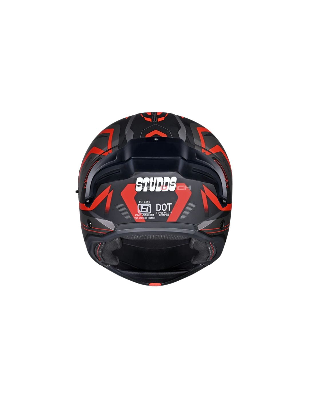 STUDDS TROOPER D3 BLACK N2 RED – Premium modular motorcycle helmet with a bold black and red design. Ensures superior protection, comfort, and a secure fit for every ride. Available at the **best helmet shop in India**.