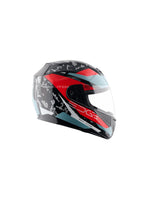 VEGA EDGE DX US ARMY GR BLACK RED – Stylish open-face motorcycle helmet featuring a rugged US Army-inspired black and red design. Ensures superior protection, comfort, and a secure fit for every ride. Available at the **best helmet shop in India**.