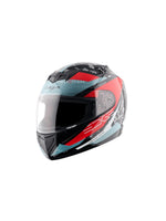 VEGA EDGE DX US ARMY GR BLACK RED – Stylish open-face motorcycle helmet featuring a rugged US Army-inspired black and red design. Ensures superior protection, comfort, and a secure fit for every ride. Available at the **best helmet shop in India**.