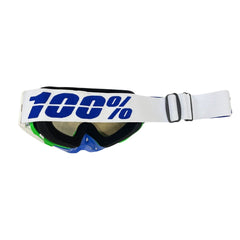 100% GOGGLES WITH NOSE GREEN ✅