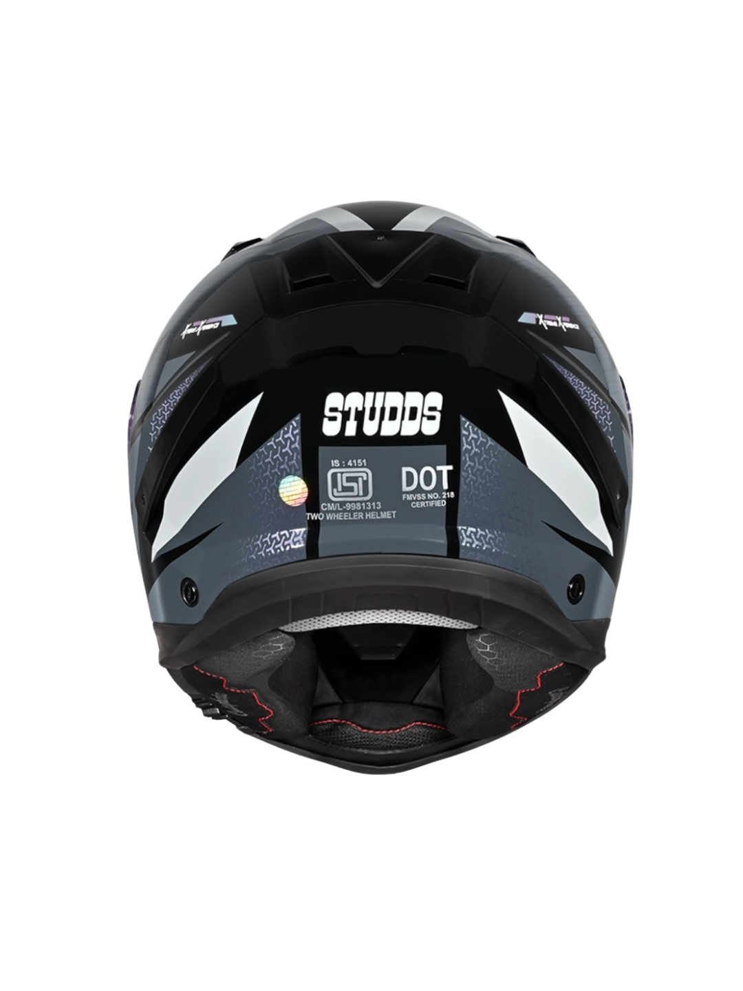 STUDDS HELIOS D2 CIRCUIT BLACK CHAMELEON GREY/PINK N4 GREY