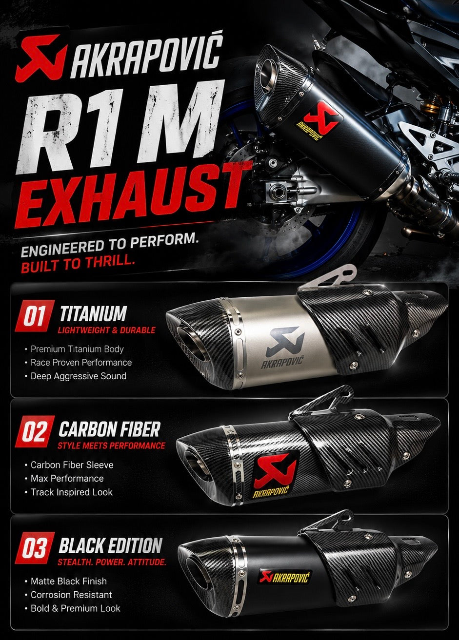 AKRAPOVIC R1MEXHAUST 1.0