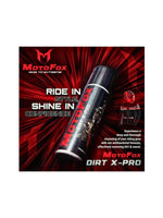 Motofox PGD Cleaner (480ml), a powerful cleaning solution designed to effectively remove grease, dirt, and grime from your motorcycle, leaving it spotless and maintaining its appearance with ease.