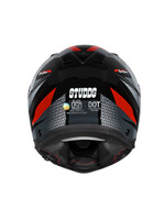 STUDDS HELIOS D2 CIRCUIT BLACK N2 RED